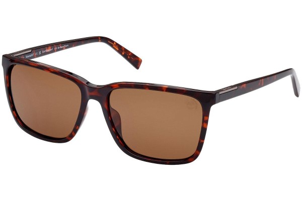 Sluneční brýle Timberland TB9280-H 52H Polarized Squared Havana