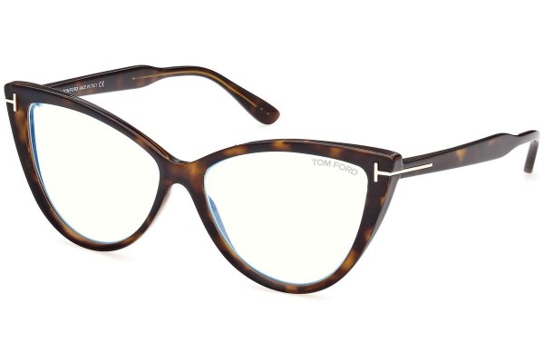 Brýle Tom Ford FT5843-B 052 Cat Eye Havana