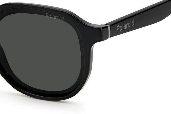 Sluneční brýle Polaroid PLD6162/S 807/M9 Polarized Okrouhlé Černé