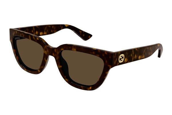 Sluneční brýle Gucci GG1578S 002 Cat Eye Havana