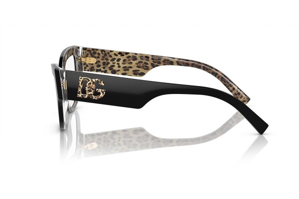 Brýle Dolce & Gabbana DG3378 3299 Cat Eye Černé