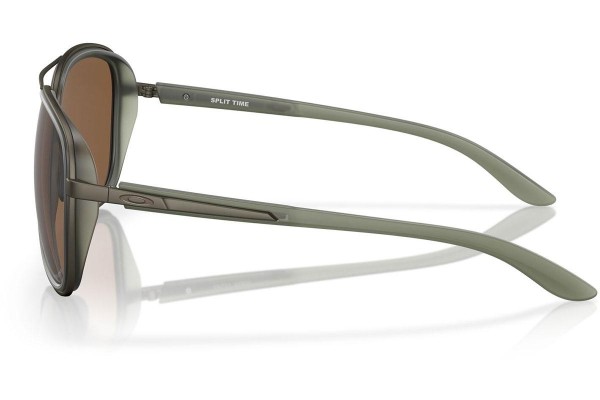 Sluneční brýle Oakley Split Time OO4129 412925 Pilot Zelené