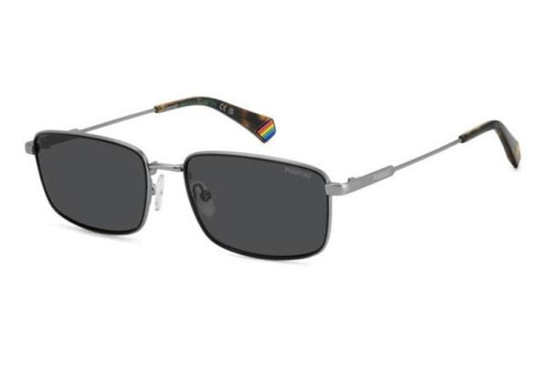 Sluneční brýle Polaroid PLD6227/S/X SVK/M9 Polarized Obdélníkové Stříbrné