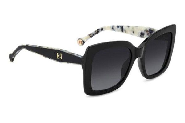 Sluneční brýle Carolina Herrera HER0258/G/S 807/9O Squared Černé