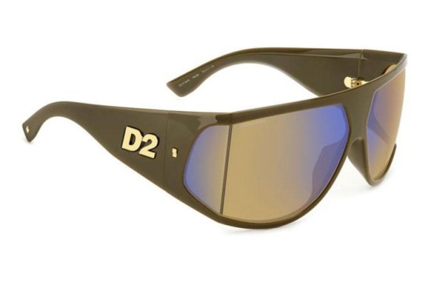 Sluneční brýle Dsquared2 D20124/S 79U/Z0 Flat Top Hnědé