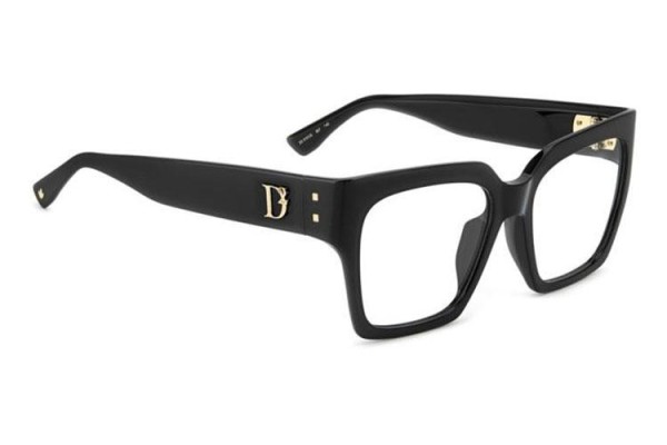 Brýle Dsquared2 D20151/G 807 Obdélníkové Černé