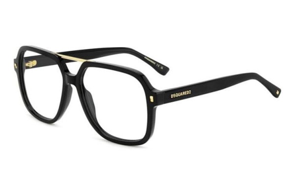 Brýle Dsquared2 D20145 807 Obdélníkové Černé