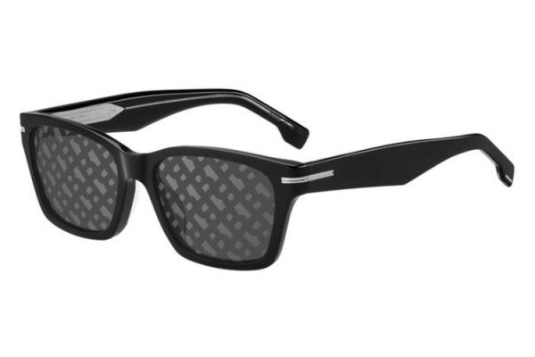 Sluneční brýle BOSS BOSS1739/F/SK 807/MD Polarized Obdélníkové Černé