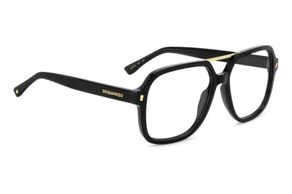 Brýle Dsquared2 D20145 807 Obdélníkové Černé