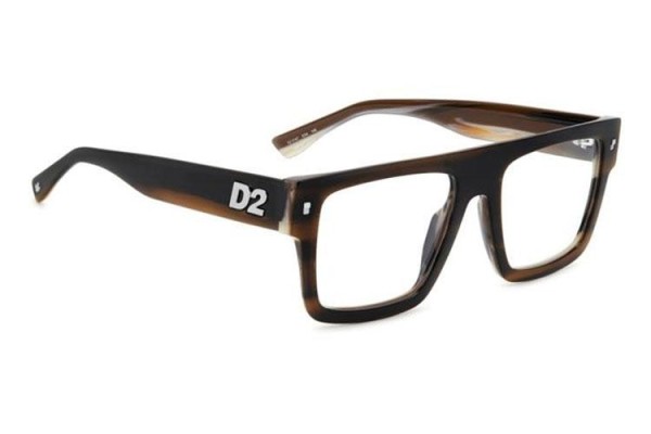 Brýle Dsquared2 D20147 EX4 Flat Top Hnědé