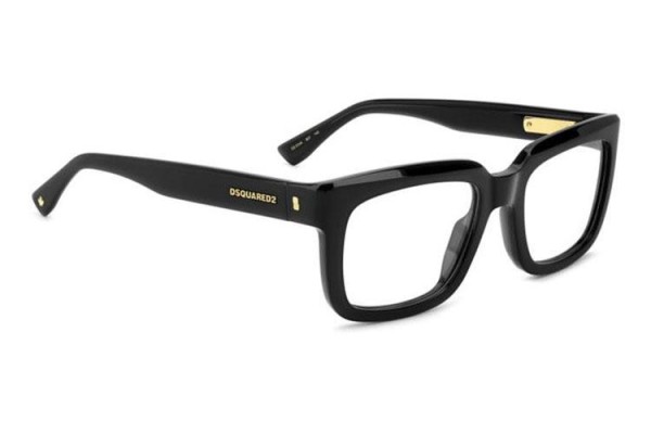 Brýle Dsquared2 D20144 807 Obdélníkové Černé