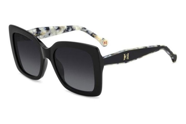 Sluneční brýle Carolina Herrera HER0258/G/S 807/9O Squared Černé