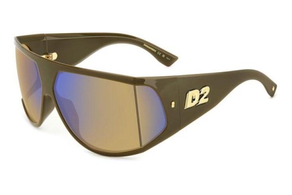 Sluneční brýle Dsquared2 D20124/S 79U/Z0 Flat Top Hnědé