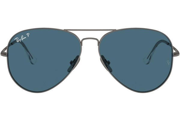 Sluneční brýle Ray-Ban RB8089 165/S2 Polarized Pilot Stříbrné