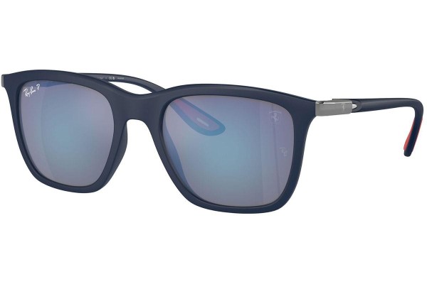 Sluneční brýle Ray-Ban RB4433M F698H0 Polarized Obdélníkové Modré