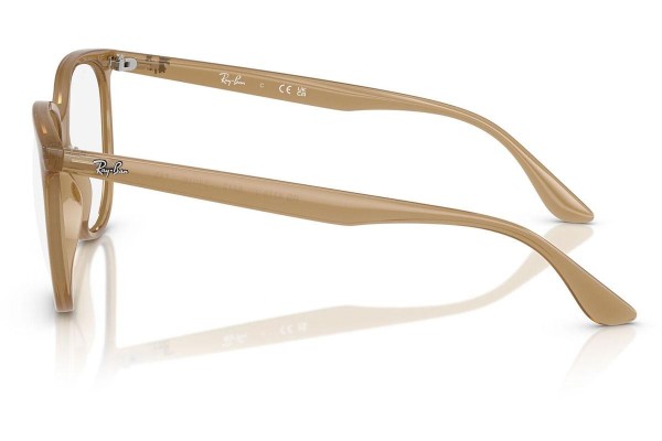 Brýle Ray-Ban RX4378V 8412 Squared Hnědé