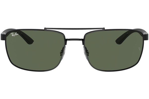 Sluneční brýle Ray-Ban RB3737 002/71 Obdélníkové Černé