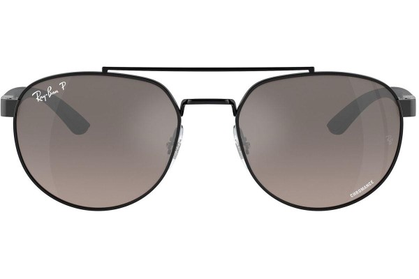 Sluneční brýle Ray-Ban RB3736CH 002/5J Polarized Obdélníkové Černé