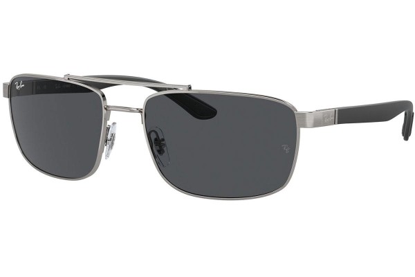 Sluneční brýle Ray-Ban RB3737 004/87 Obdélníkové Šedé