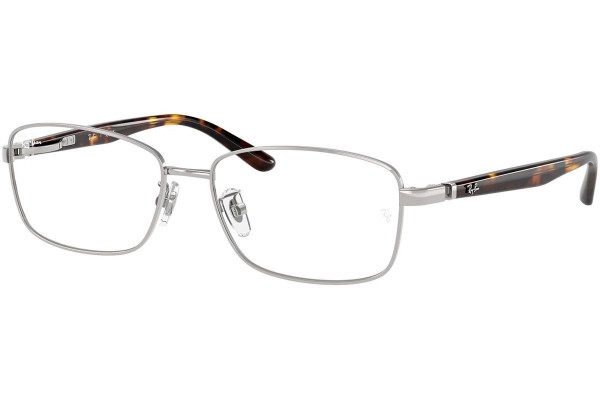 Brýle Ray-Ban RX6527D 2595 Squared Stříbrné