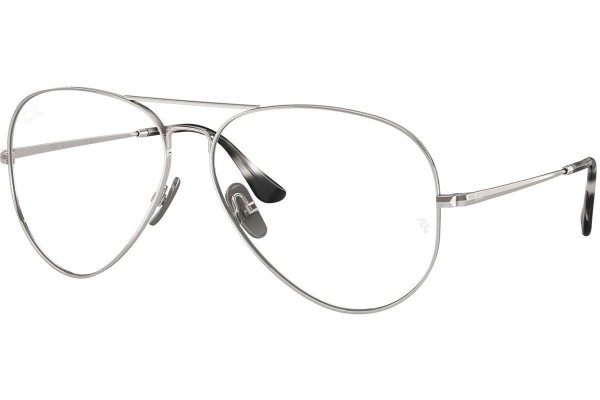 Brýle Ray-Ban RX8789 1002 Pilot Stříbrné