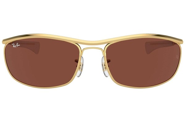 Sluneční brýle Ray-Ban Olympian I Deluxe RB3119M 001/C5 Obdélníkové Zlaté