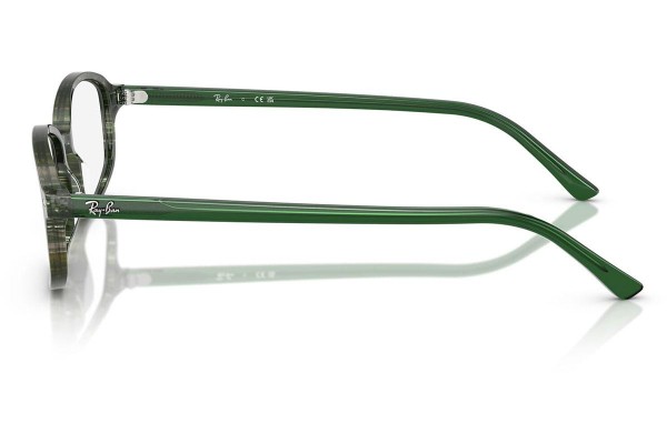 Brýle Ray-Ban RX5432 8398 Obdélníkové Zelené