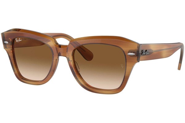 Sluneční brýle Ray-Ban State Street RB2186 140351 Squared Hnědé