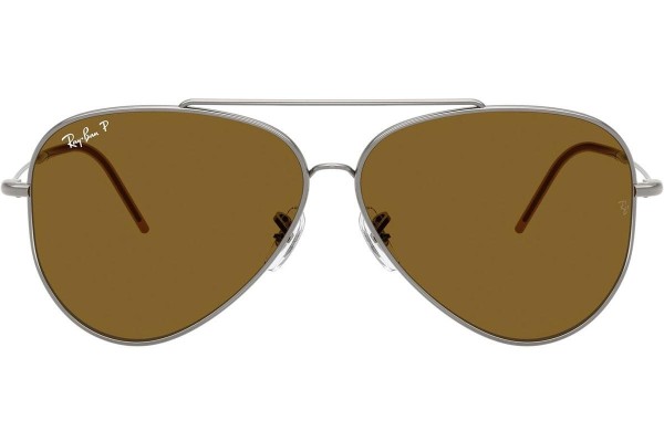 Sluneční brýle Ray-Ban Aviator Reverse RBR0101S 004/83 Polarized Pilot Stříbrné