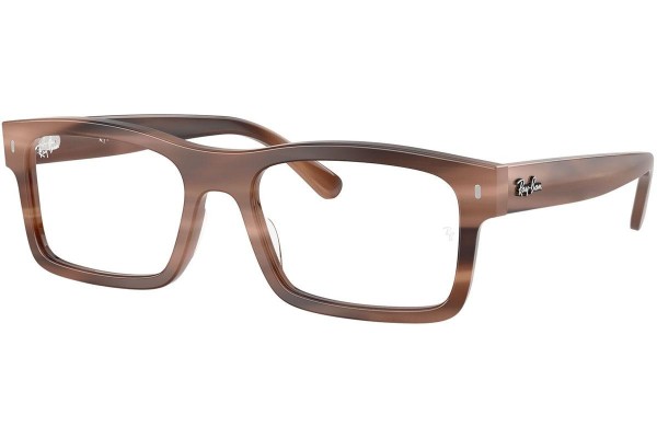 Brýle Ray-Ban RX5435 8403 Obdélníkové Hnědé