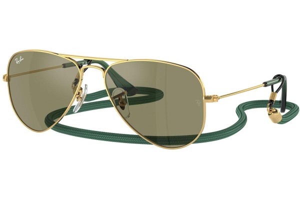 Sluneční brýle Ray-Ban Junior Aviator Junior RJ9506S 223/6R Pilot Zlaté