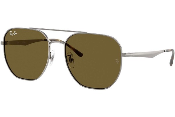 Sluneční brýle Ray-Ban RB3724D 004/73 Obdélníkové Šedé