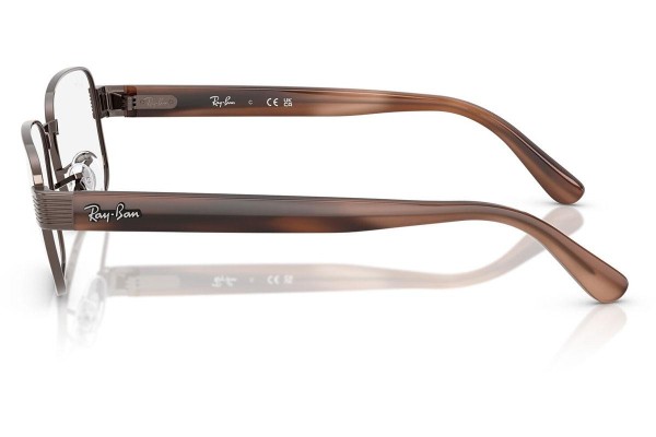 Brýle Ray-Ban RX6529 3182 Squared Hnědé