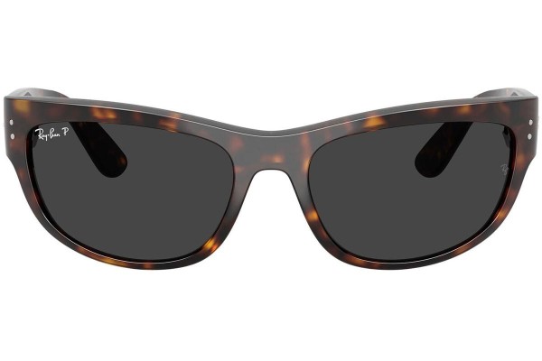 Sluneční brýle Ray-Ban RB2289 902/48 Polarized Obdélníkové Havana