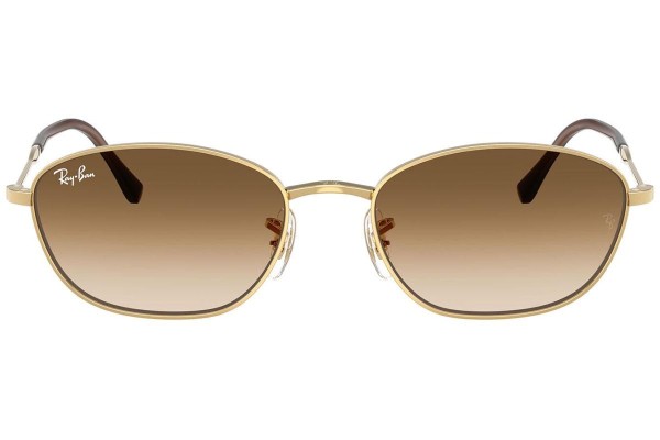 Sluneční brýle Ray-Ban RB3749 001/51 Obdélníkové Zlaté