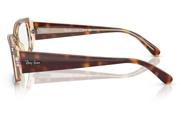 Brýle Ray-Ban RX5434 8402 Squared Havana