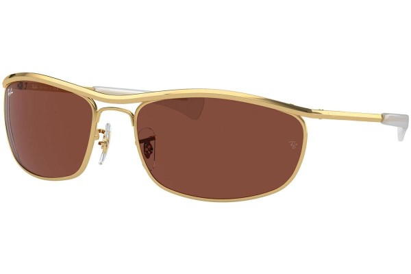 Sluneční brýle Ray-Ban Olympian I Deluxe RB3119M 001/C5 Obdélníkové Zlaté