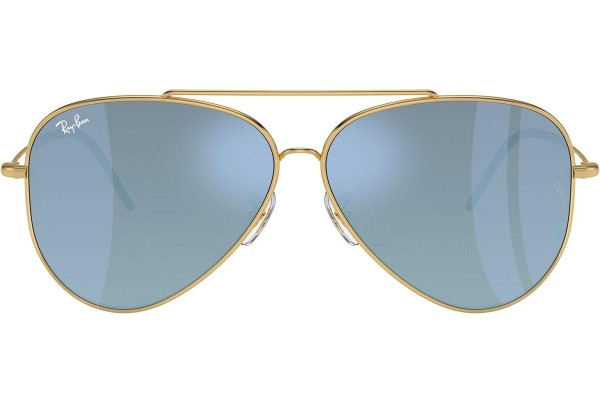 Sluneční brýle Ray-Ban Aviator Reverse RBR0101S 001/GA Pilot Zlaté