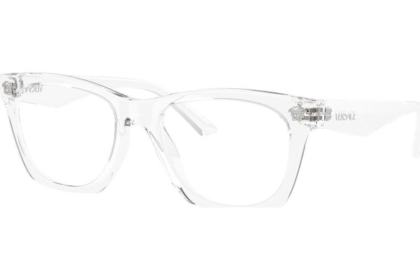 Brýle Versace VE3363U 148 Squared Průhledné