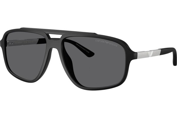 Sluneční brýle Emporio Armani EA4236U 5001T3 Polarized Squared Černé