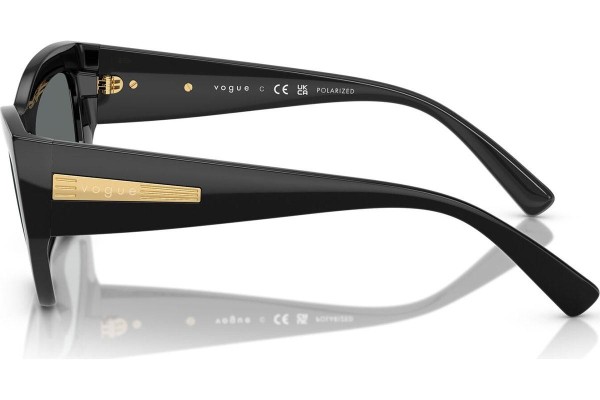 Sluneční brýle Vogue Eyewear VO5607S W44/81 Polarized Cat Eye Černé