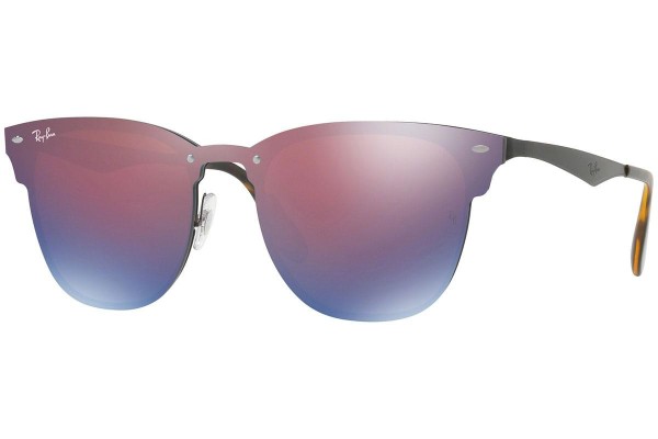 Sluneční brýle Ray-Ban Blaze Clubmaster Blaze Collection RB3576N 153/7V Browline Černé