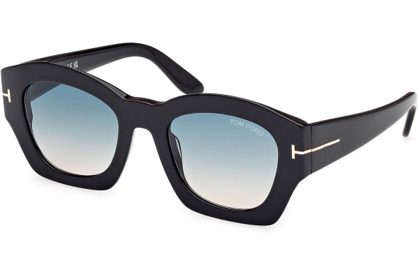 Sluneční brýle Tom Ford Guilliana FT1083 01P Squared Černé