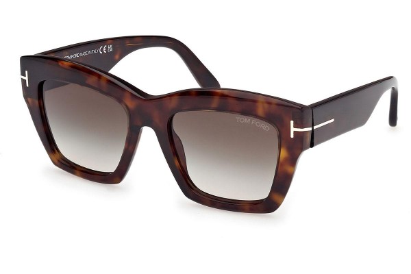 Sluneční brýle Tom Ford Luna FT1191 52B Cat Eye Havana