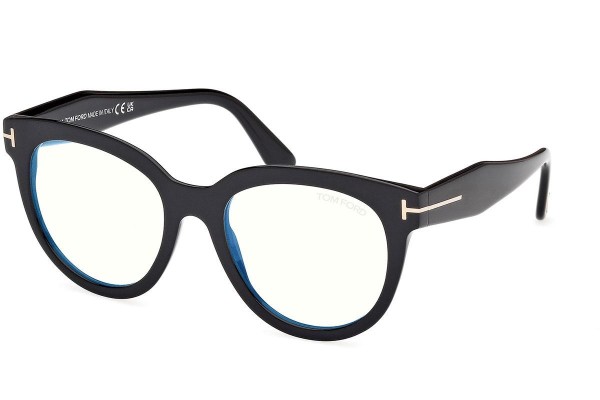 Brýle Tom Ford FT5987-B 001 Cat Eye Černé