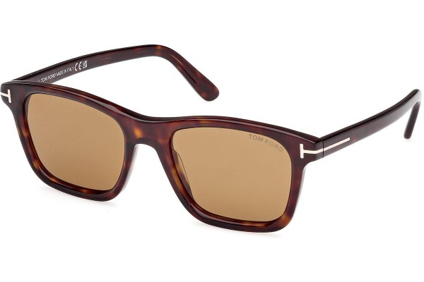 Sluneční brýle Tom Ford Barron FT1179 52E Squared Havana