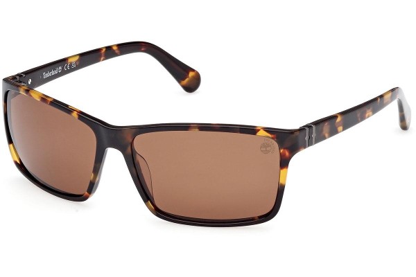 Sluneční brýle Timberland TB00032 52H Polarized Squared Havana