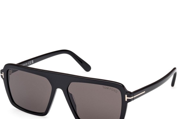 Sluneční brýle Tom Ford Vincent FT1176 01A Squared Černé