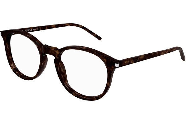 Brýle Saint Laurent SL106 018 Okrouhlé Havana