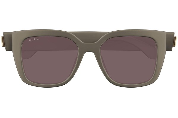 Sluneční brýle Gucci GG1690SK 003 Squared Hnědé